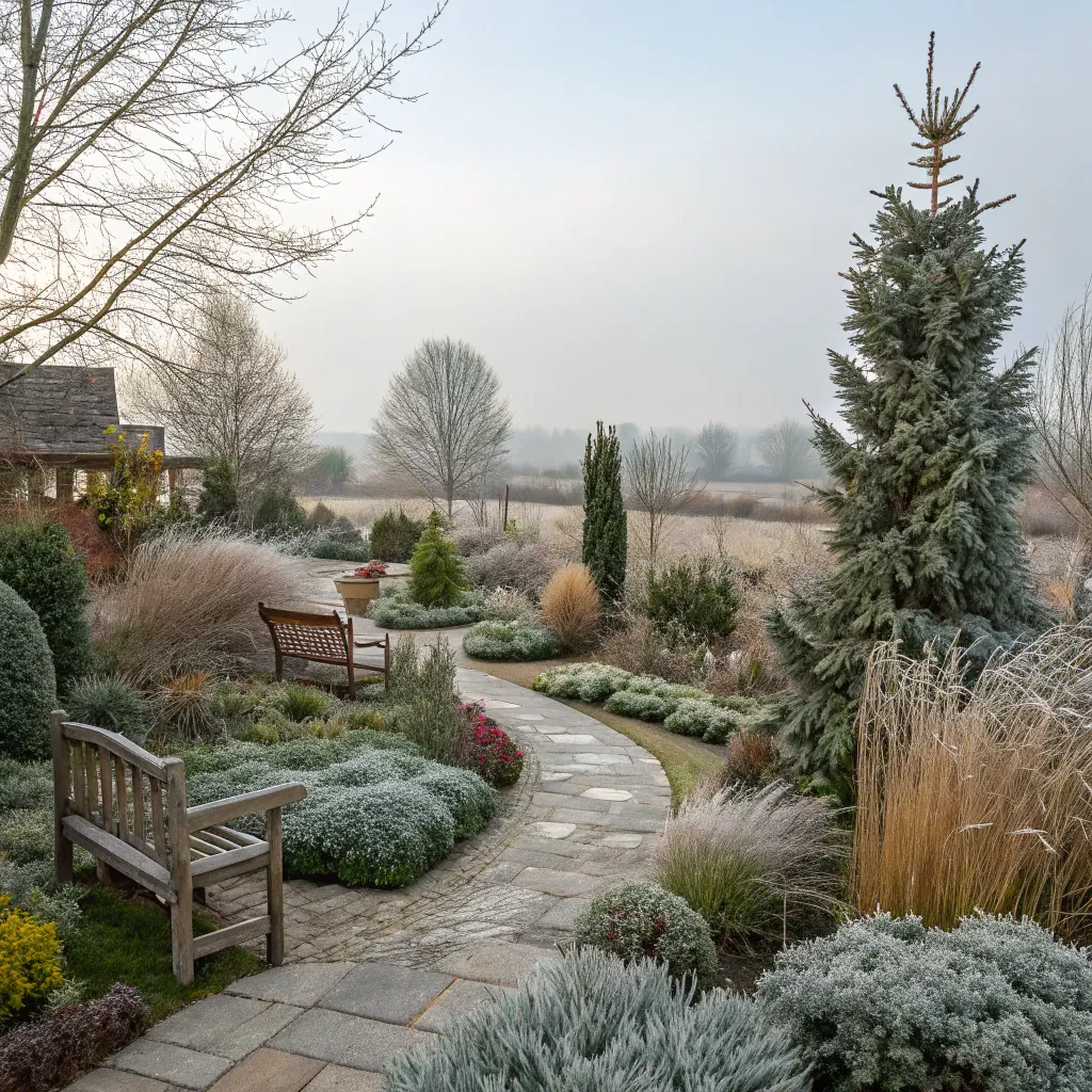 Winter garden design by Emily Johnson